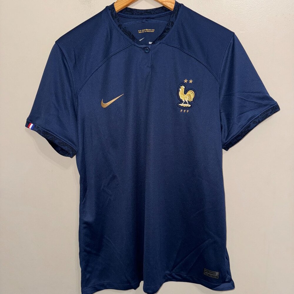 Nike France FFF National Team Stadium Soccer Jersey Women's XL DN0764-410 NEW